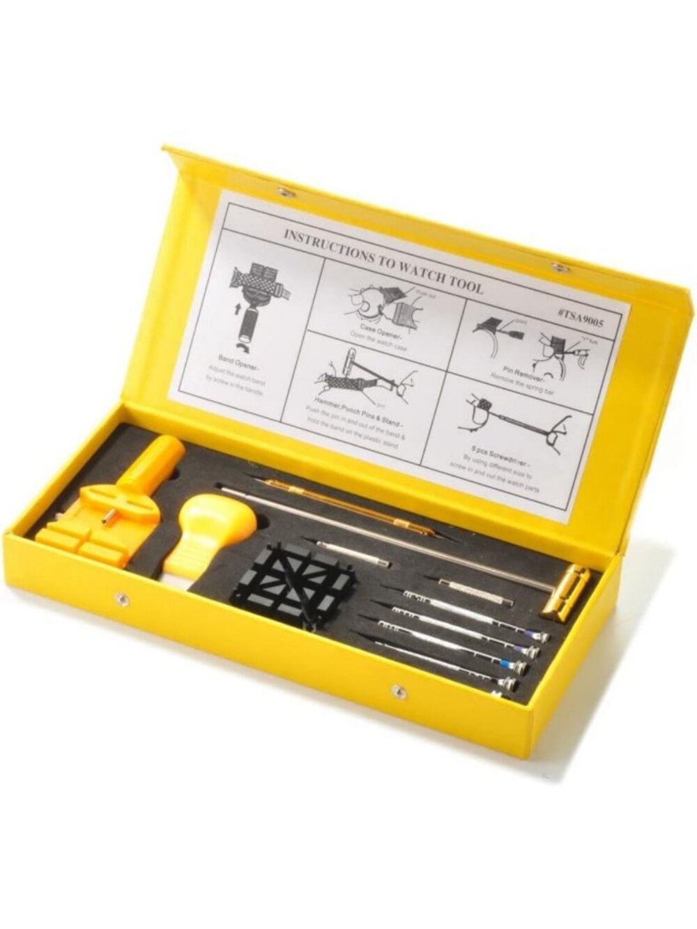 Multi-Function Unisex Watch Tool Kit Set | Repair, Adjust, & Maintain Watches